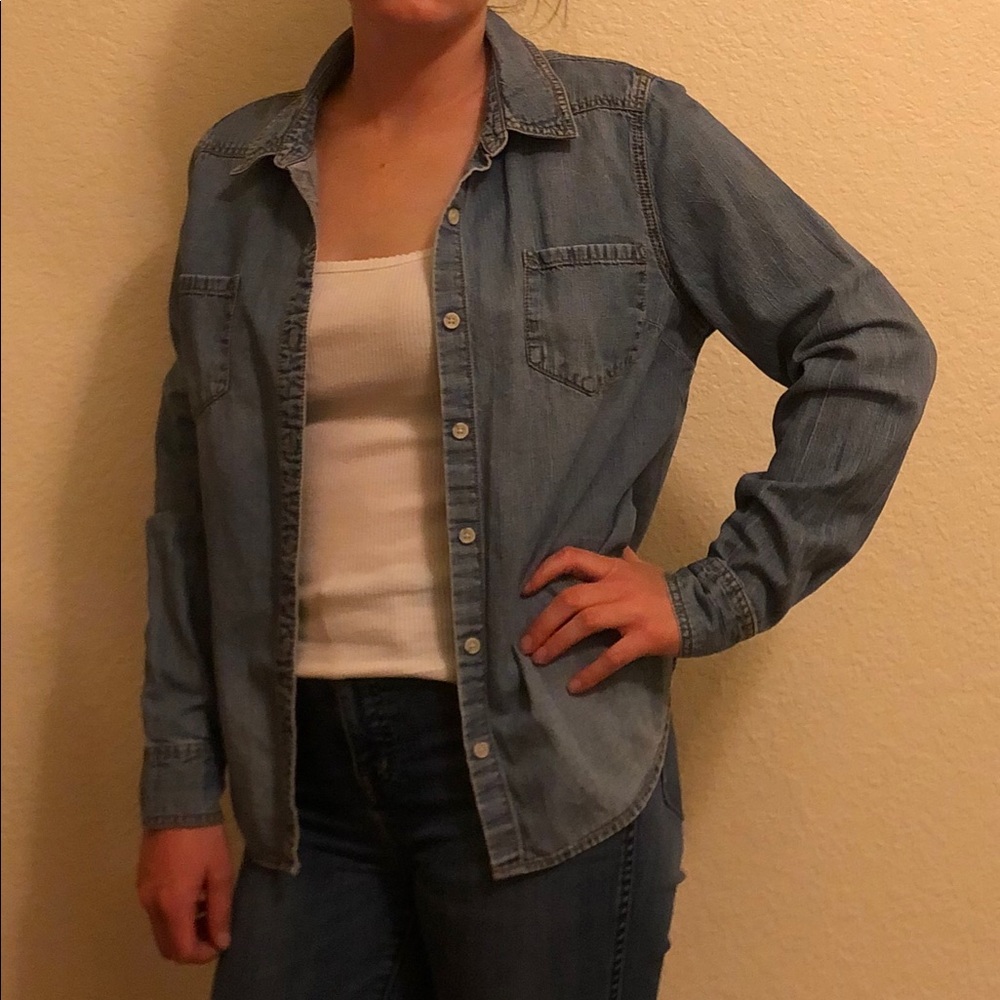 Button up Jean Shirt